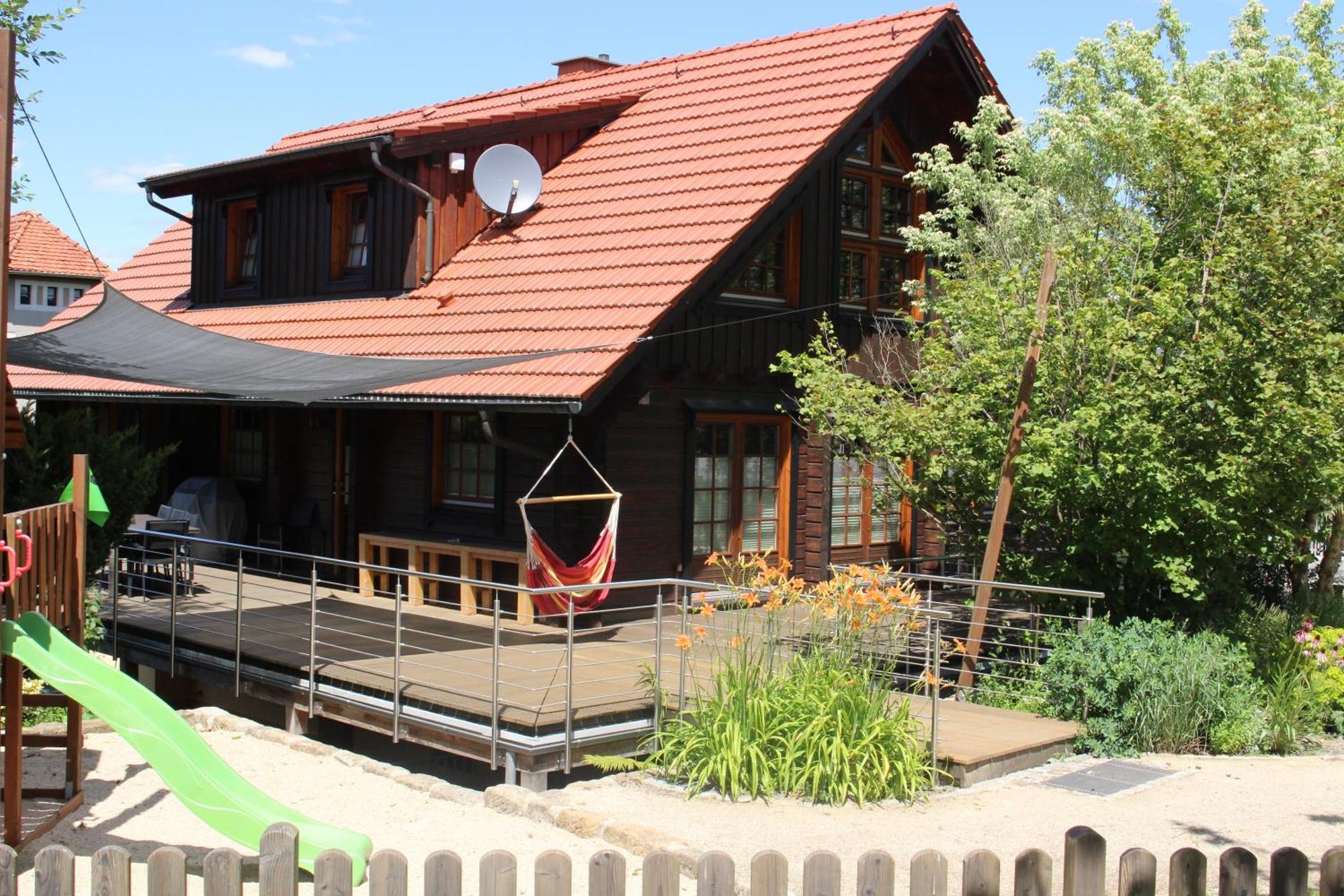 Ferienhaus Kraxlhuette Waltersdorf Bad Schandau Exterior foto